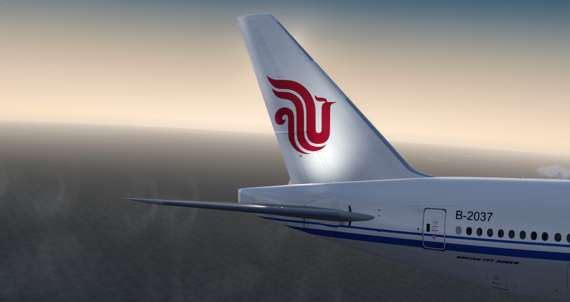 P3D V4 77W Air China ZBAA-CYUL-168 