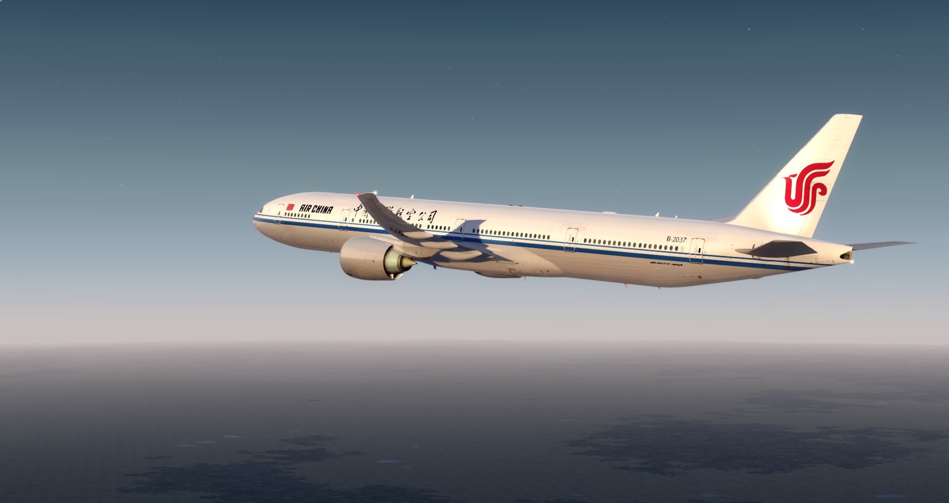P3D V4 77W Air China ZBAA-CYUL-1012 