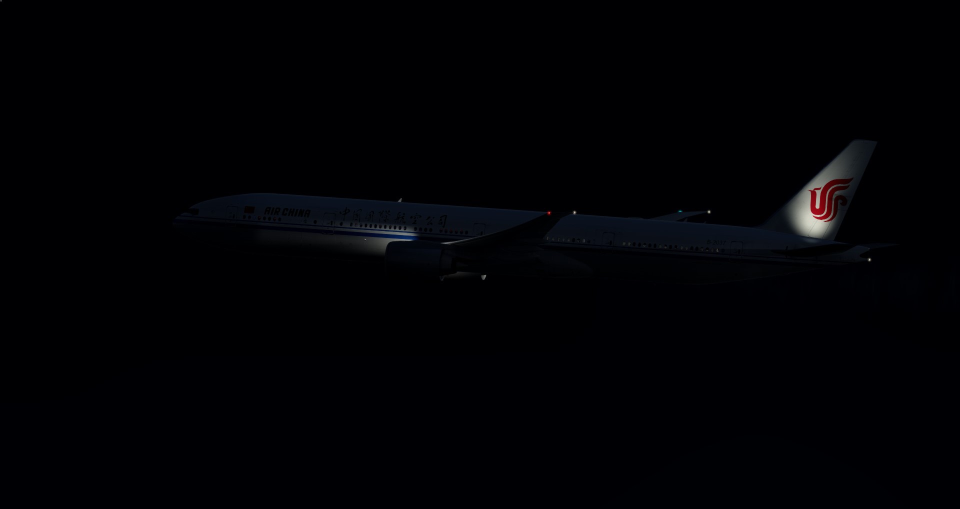 P3D V4 77W Air China ZBAA-CYUL-8143 