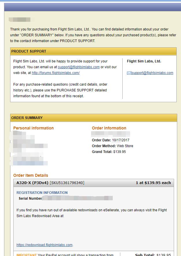 转飞xplane，便宜出正版fsl320一份-1936 