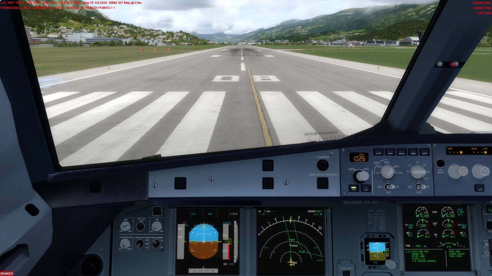 P3D V4.1，FSL320，LOWI飞LIPY短途-7490 