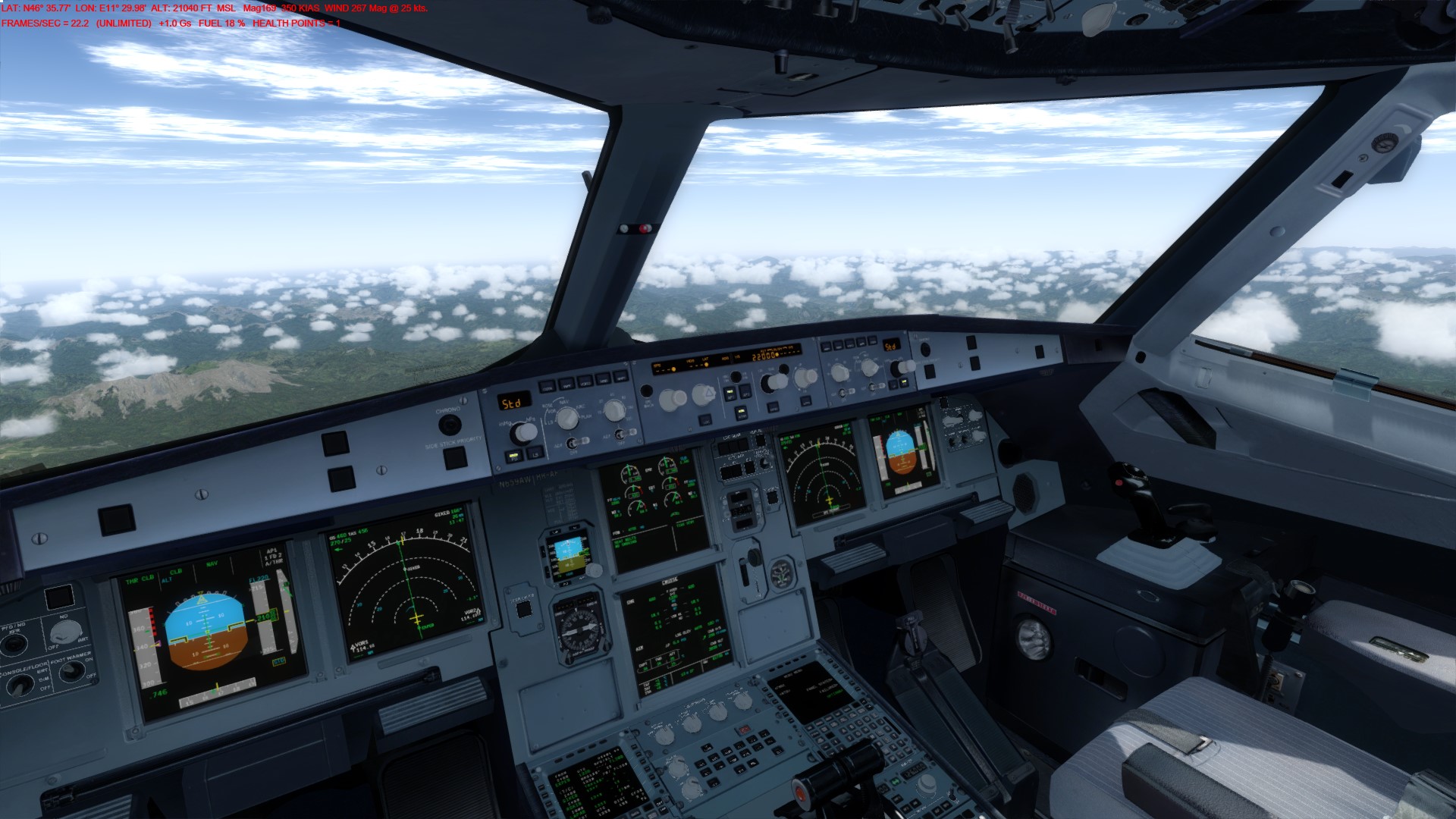 P3D V4.1，FSL320，LOWI飞LIPY短途-9597 