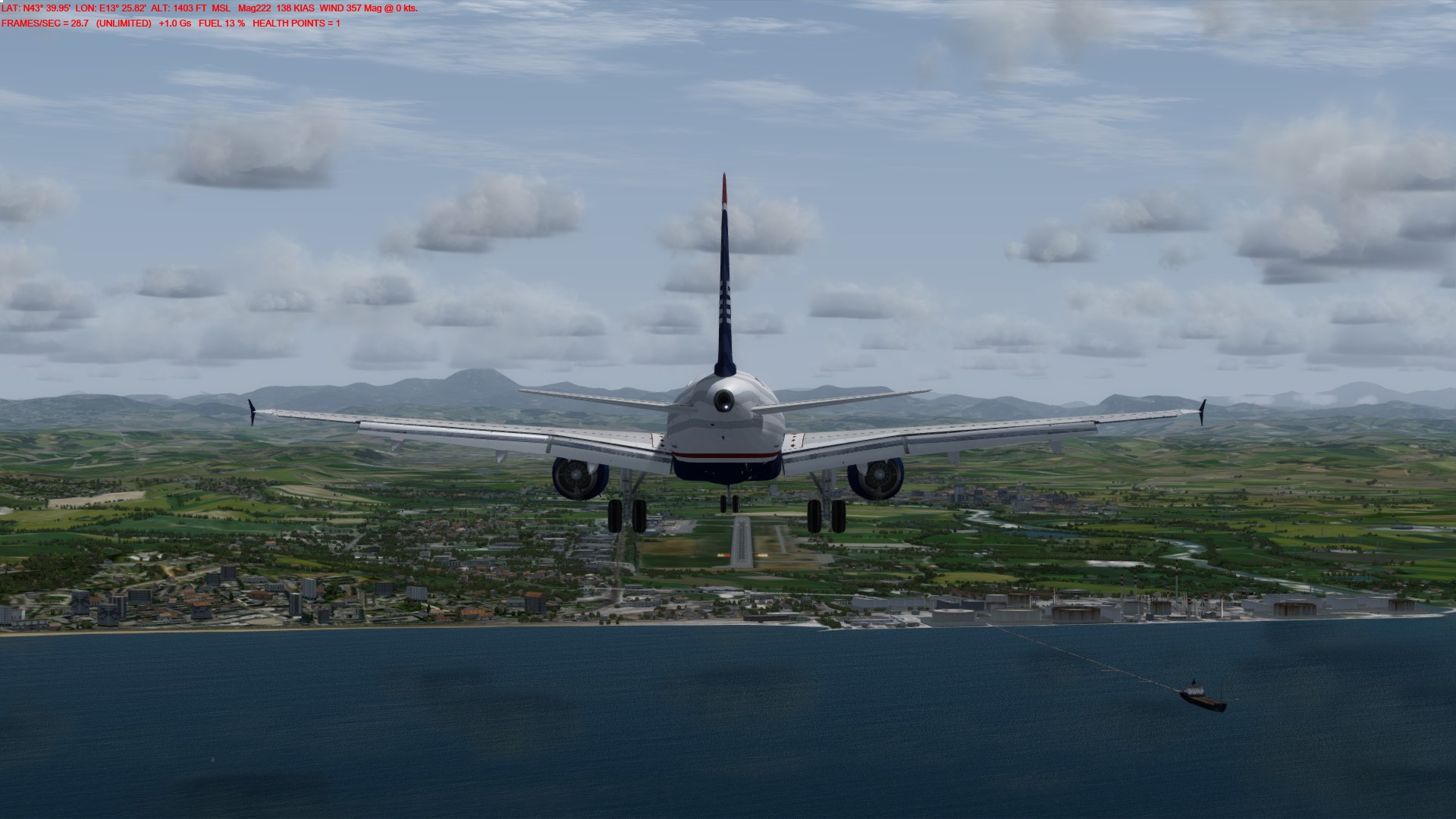 P3D V4.1，FSL320，LOWI飞LIPY短途-4738 