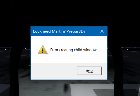 P3D V3启动完后报错，之后无法打开GSX-9064 