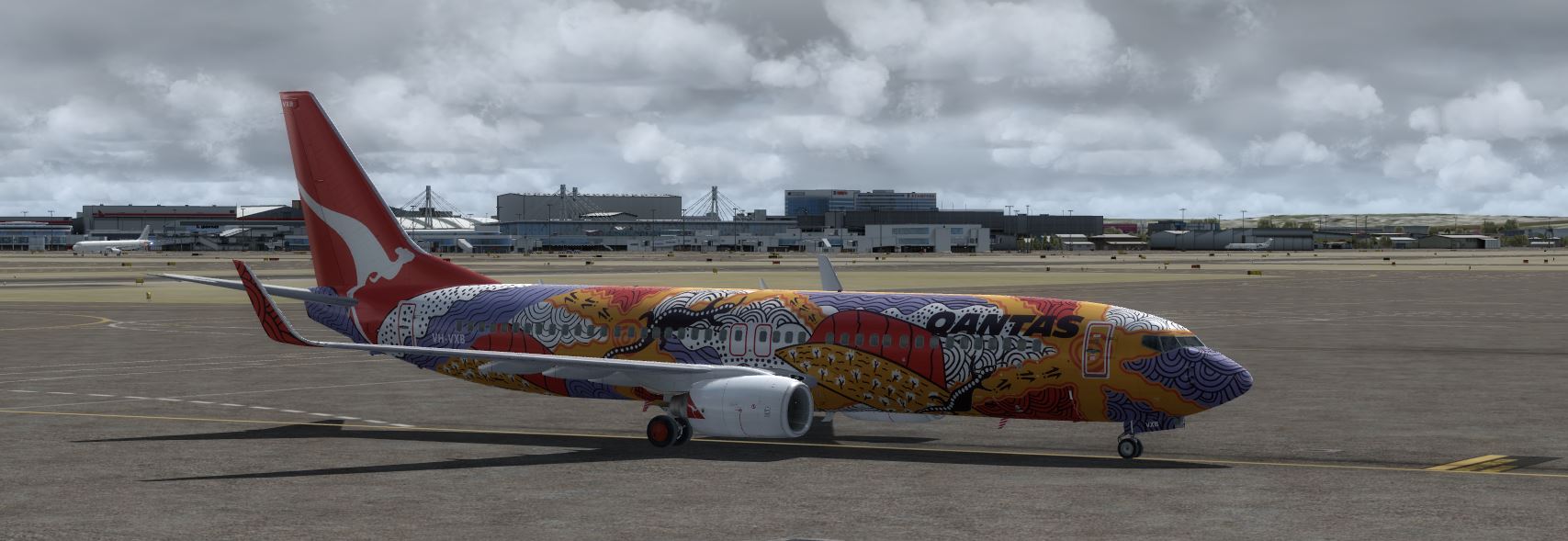 B737-800 Qantas-3593 