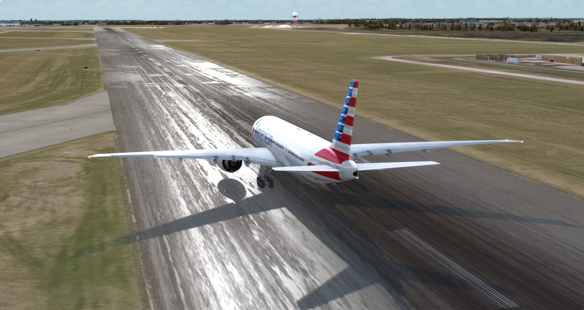 P3D V4 77L American Airlines CYUL-KSFO-9410 