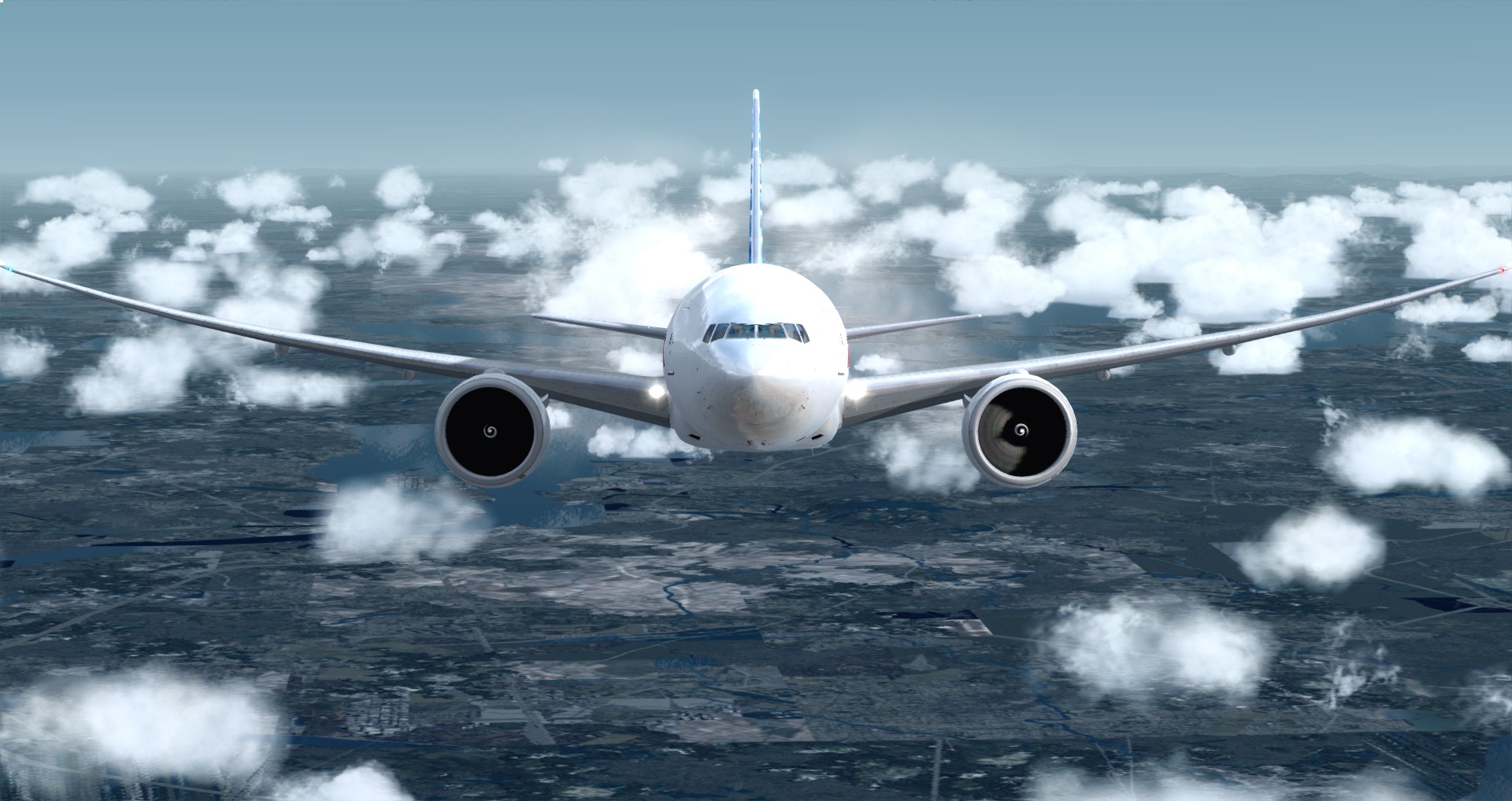 P3D V4 77L American Airlines CYUL-KSFO-2100 