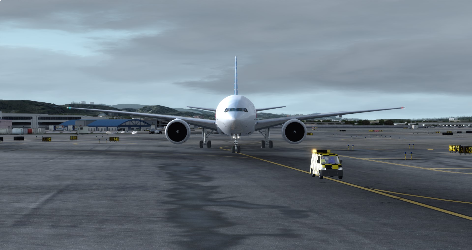 P3D V4 77L American Airlines CYUL-KSFO-6971 