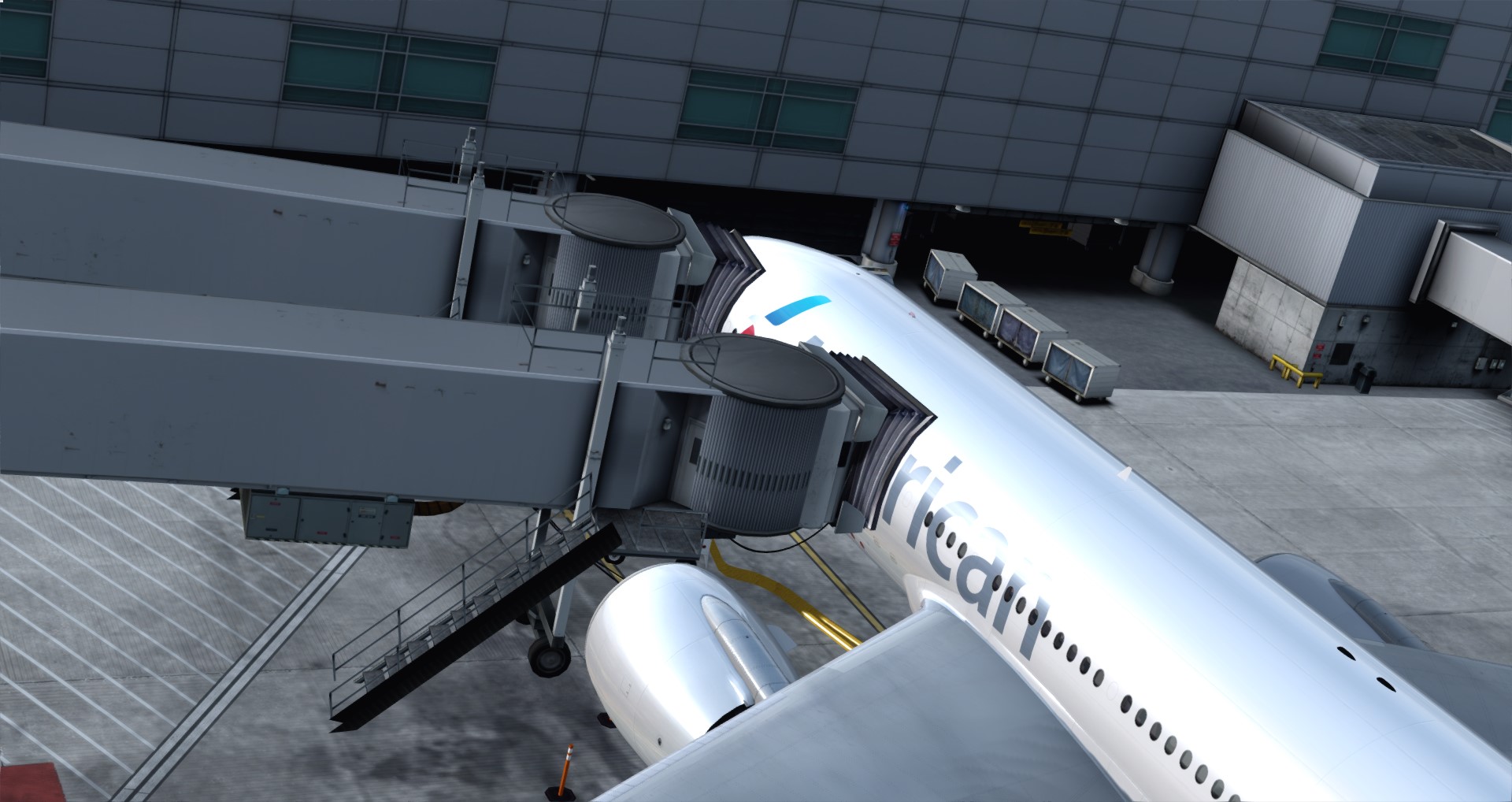 P3D V4 77L American Airlines CYUL-KSFO-8443 