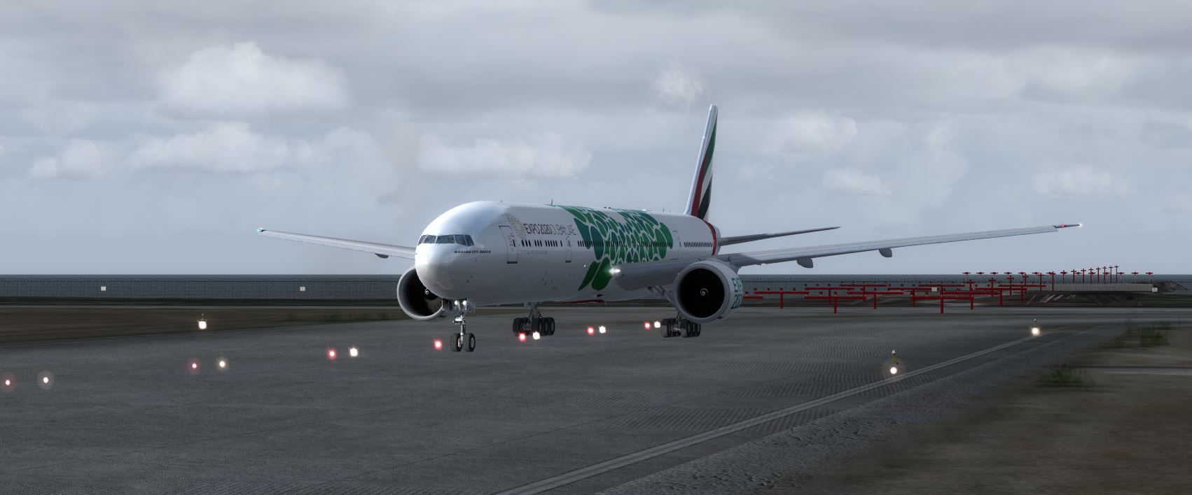 B777-300 Emirate EXPO 2020 Green-5614 