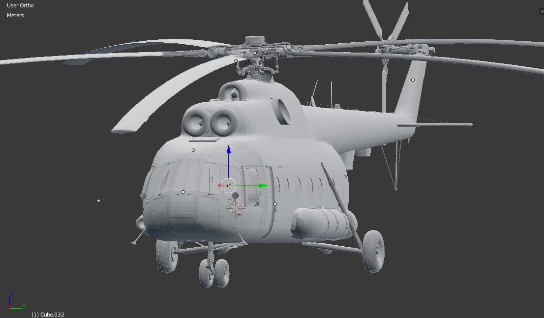 由RED EYES开发的Mi-8直升机-8056 