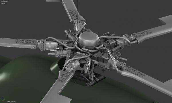 由RED EYES开发的Mi-8直升机-646 