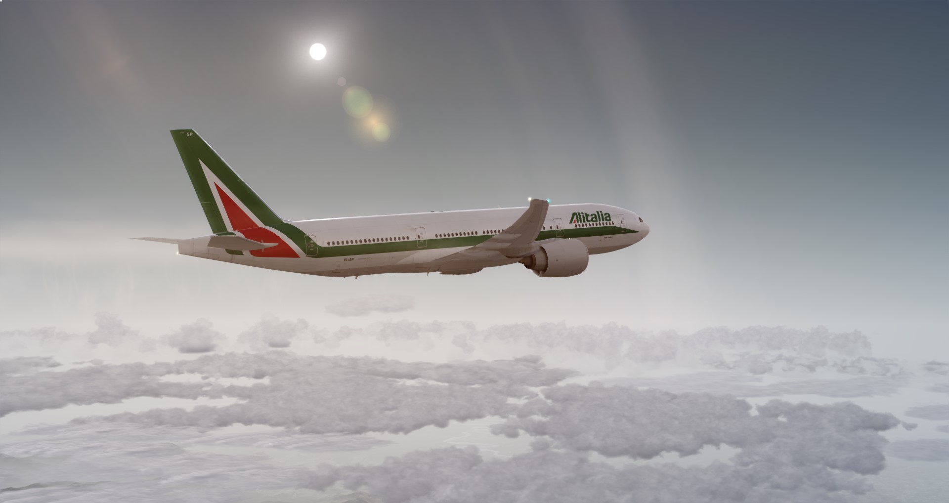 P3D V4 77L Alitalia VHHH-LIRF-5071 
