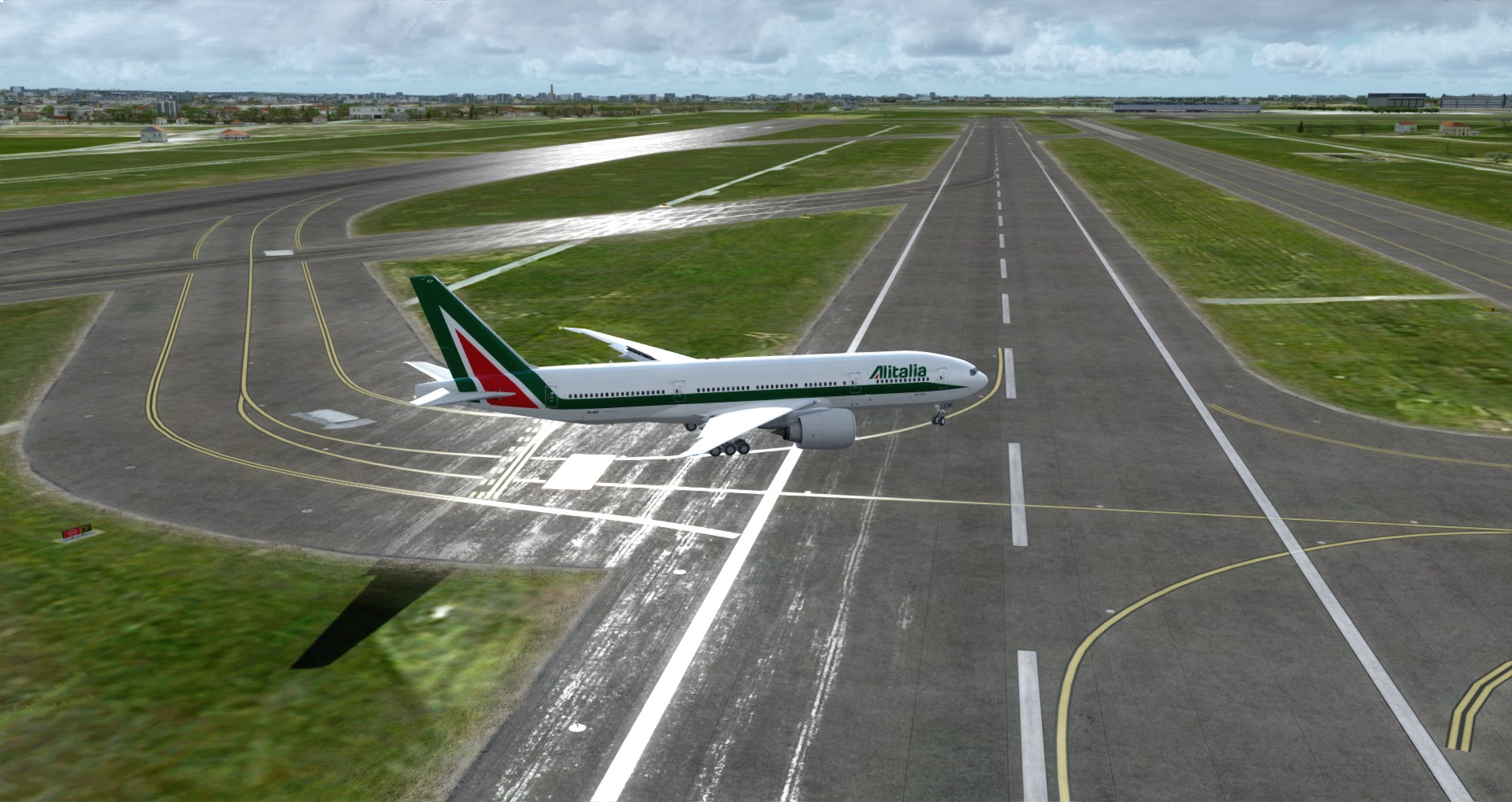 P3D V4 77L Alitalia VHHH-LIRF-1215 