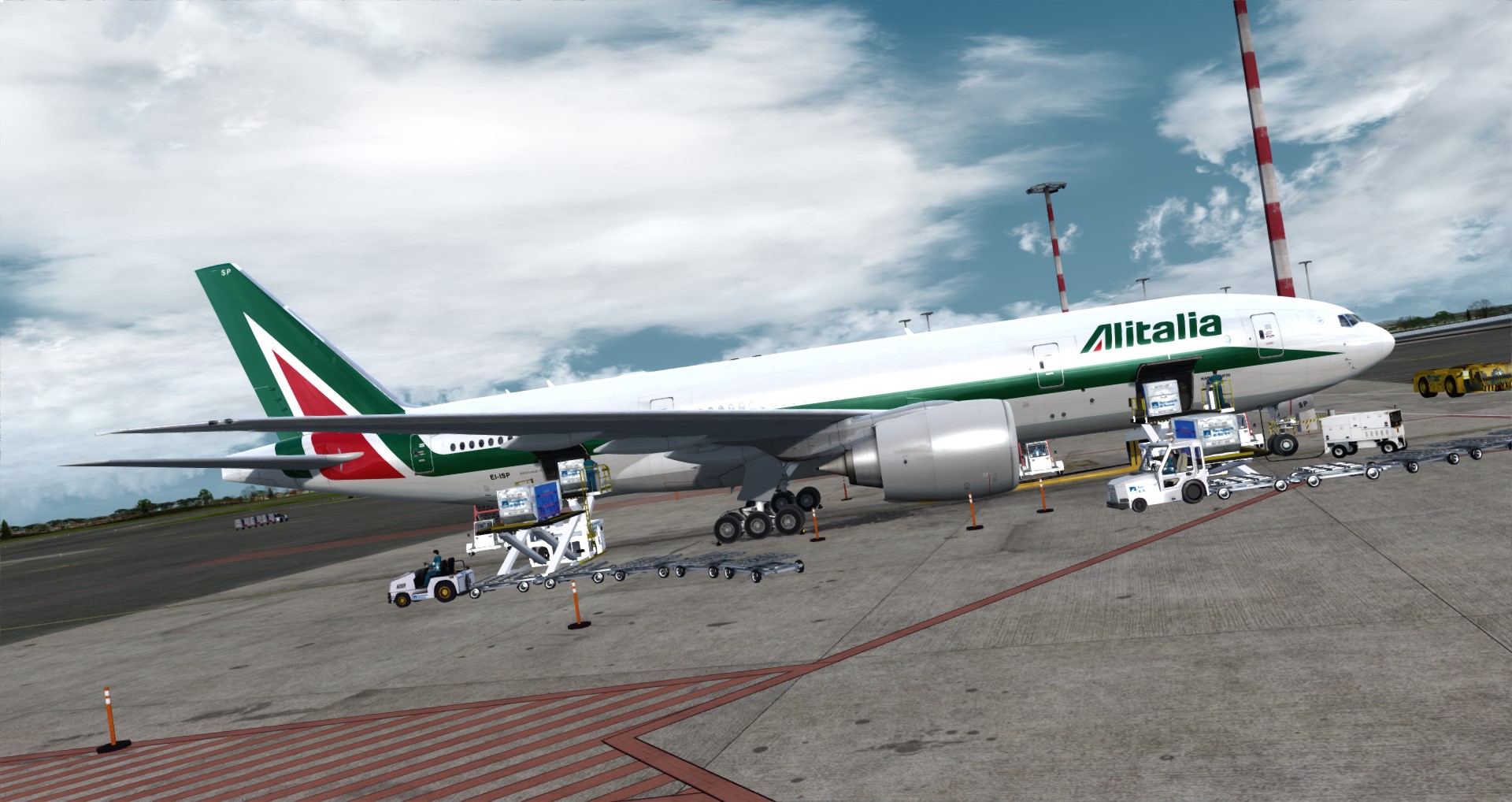 P3D V4 77L Alitalia VHHH-LIRF-1559 