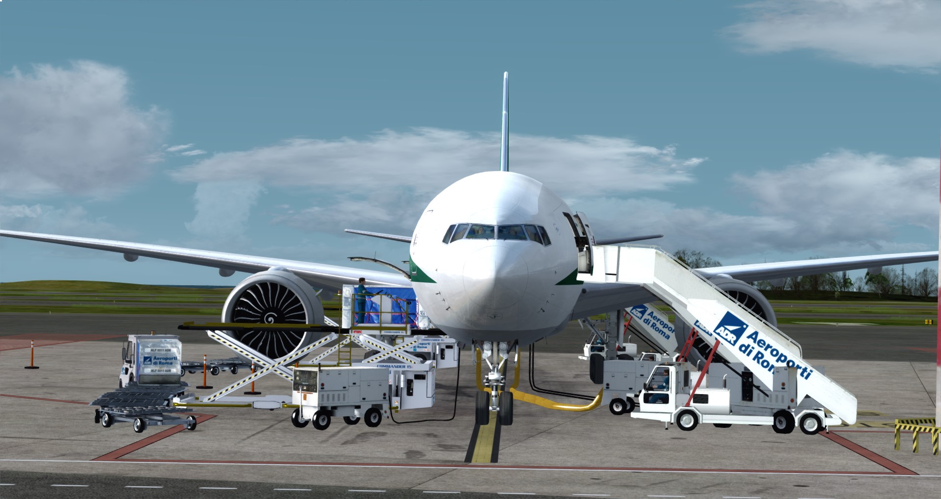 P3D V4 77L Alitalia VHHH-LIRF-7065 