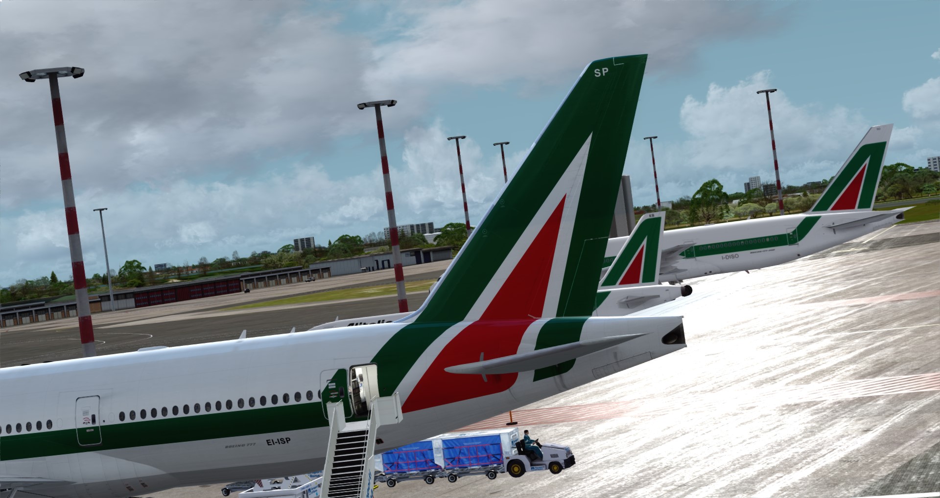 P3D V4 77L Alitalia VHHH-LIRF-4136 