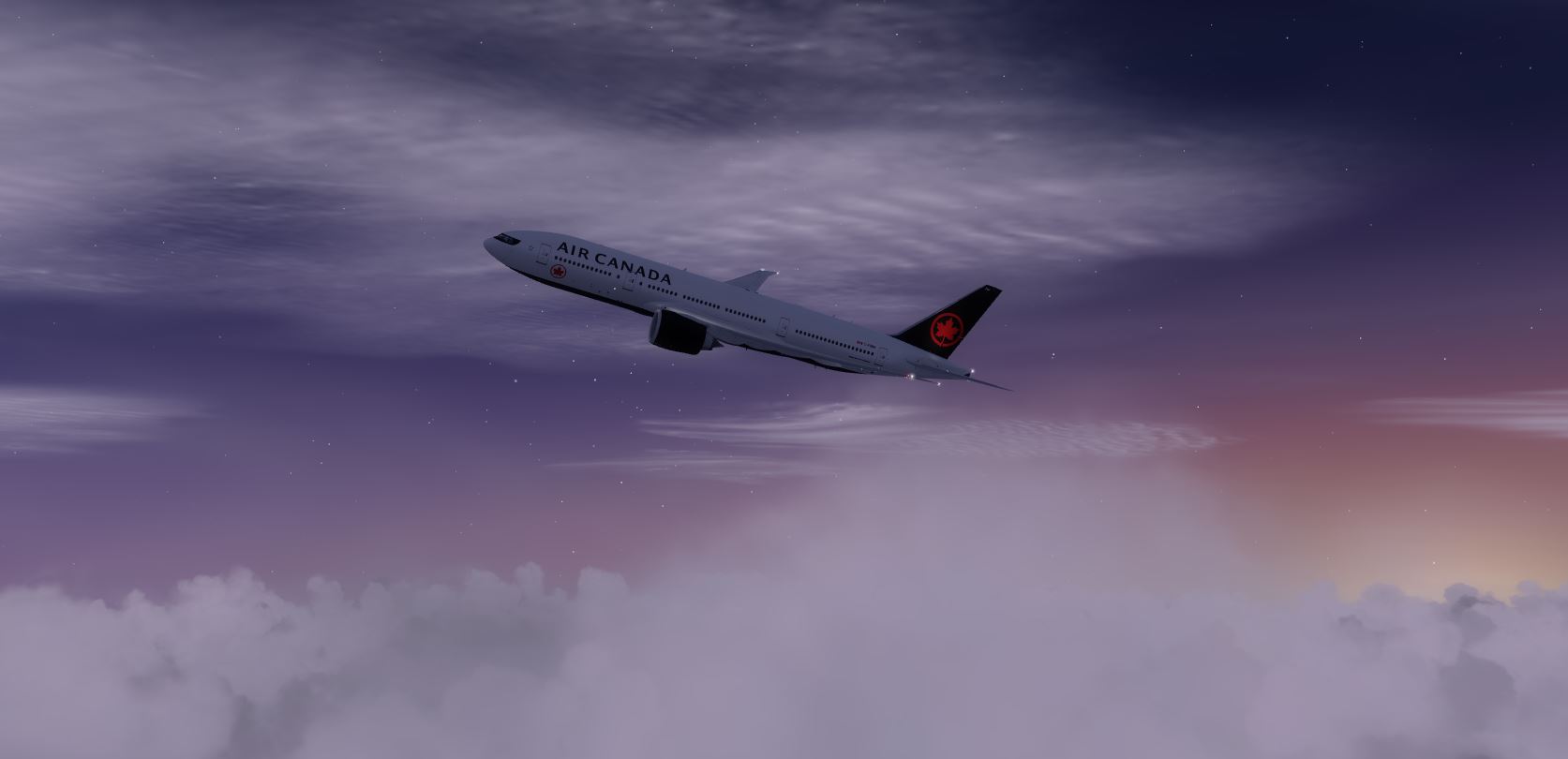 B777-200 New AirCanada @ EVRA-6982 