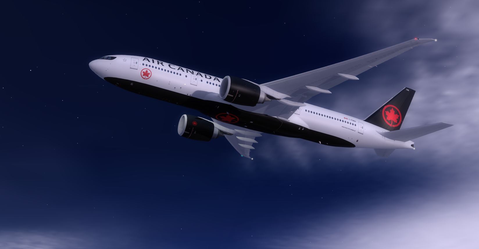 B777-200 New AirCanada @ EVRA-2442 