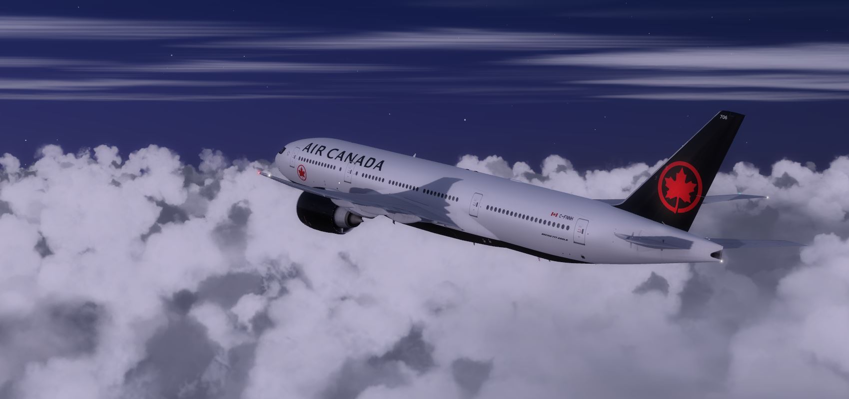 B777-200 New AirCanada @ EVRA-7638 