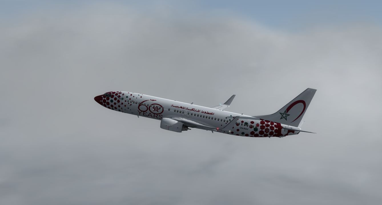 B737-800 RoyalAir 60years-6402 