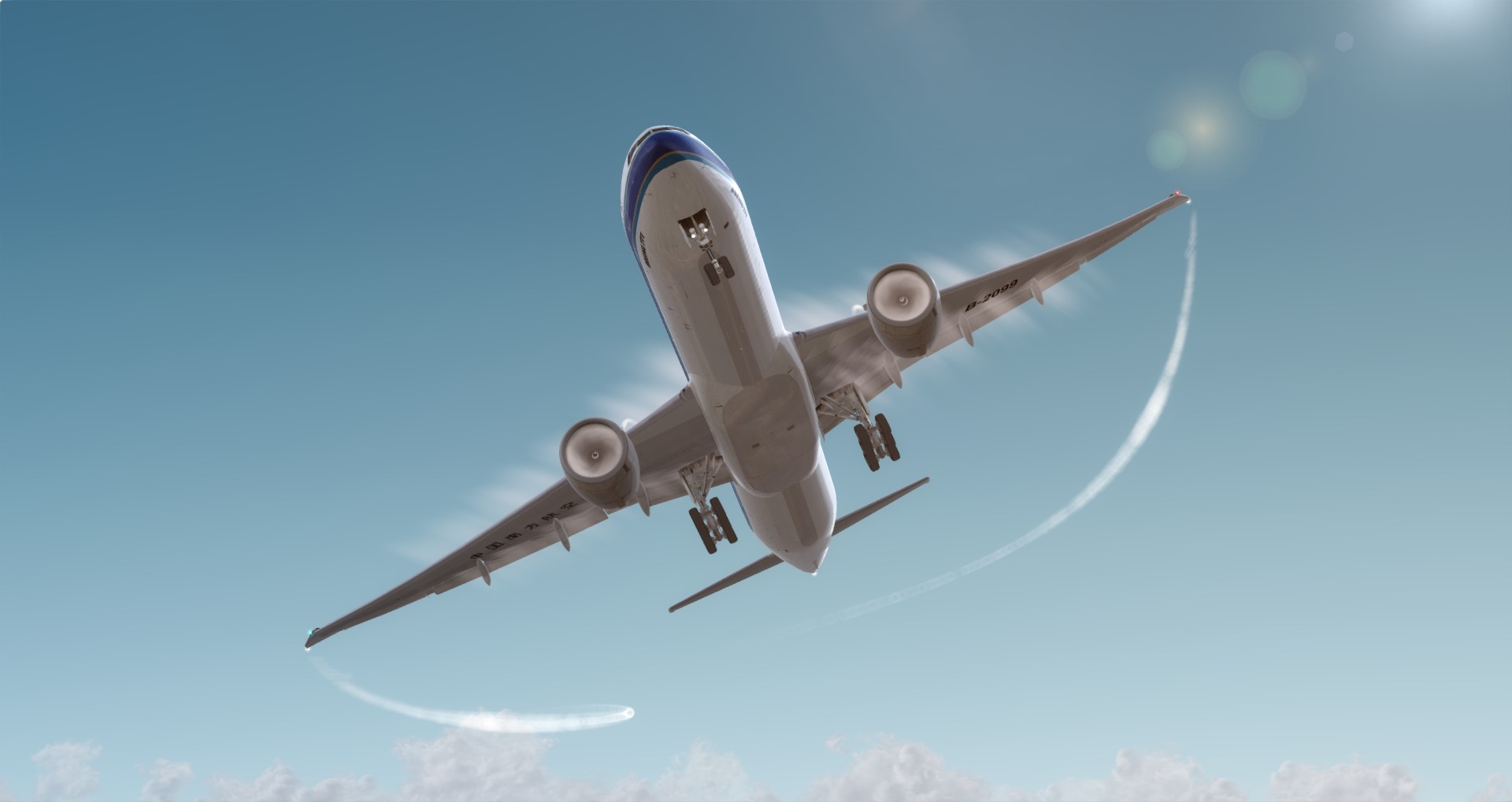 P3D V4 77W China Southern Airlines WADD-ZGGG 营救同胞-7321 