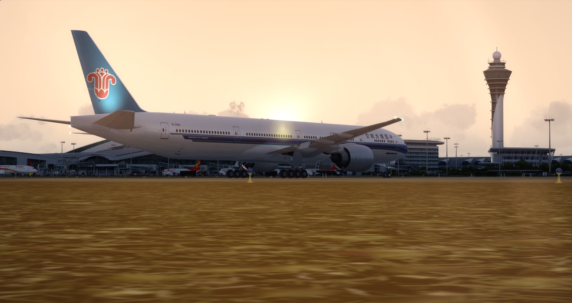 P3D V4 77W China Southern Airlines WADD-ZGGG 营救同胞-6751 