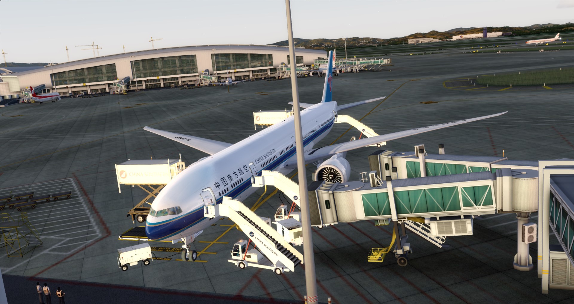 P3D V4 77W China Southern Airlines WADD-ZGGG 营救同胞-6804 