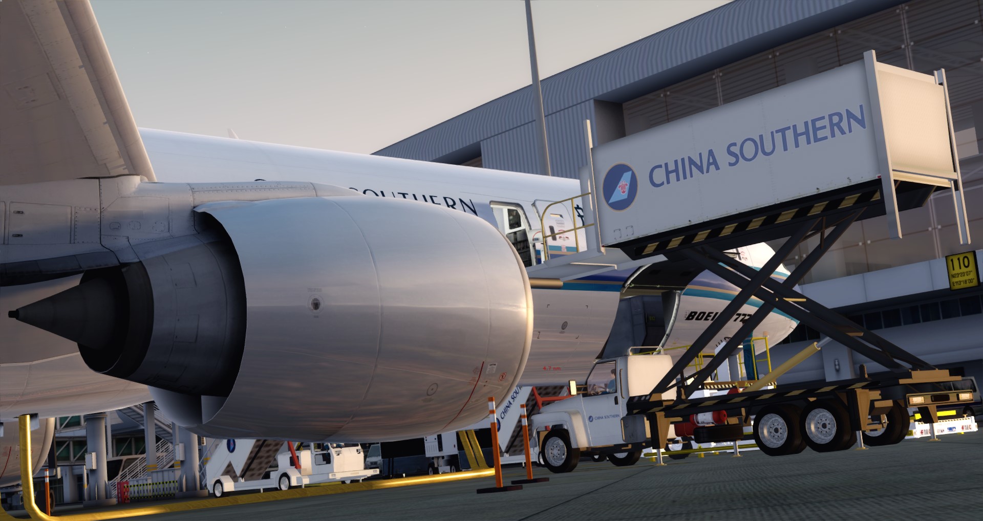 P3D V4 77W China Southern Airlines WADD-ZGGG 营救同胞-9750 