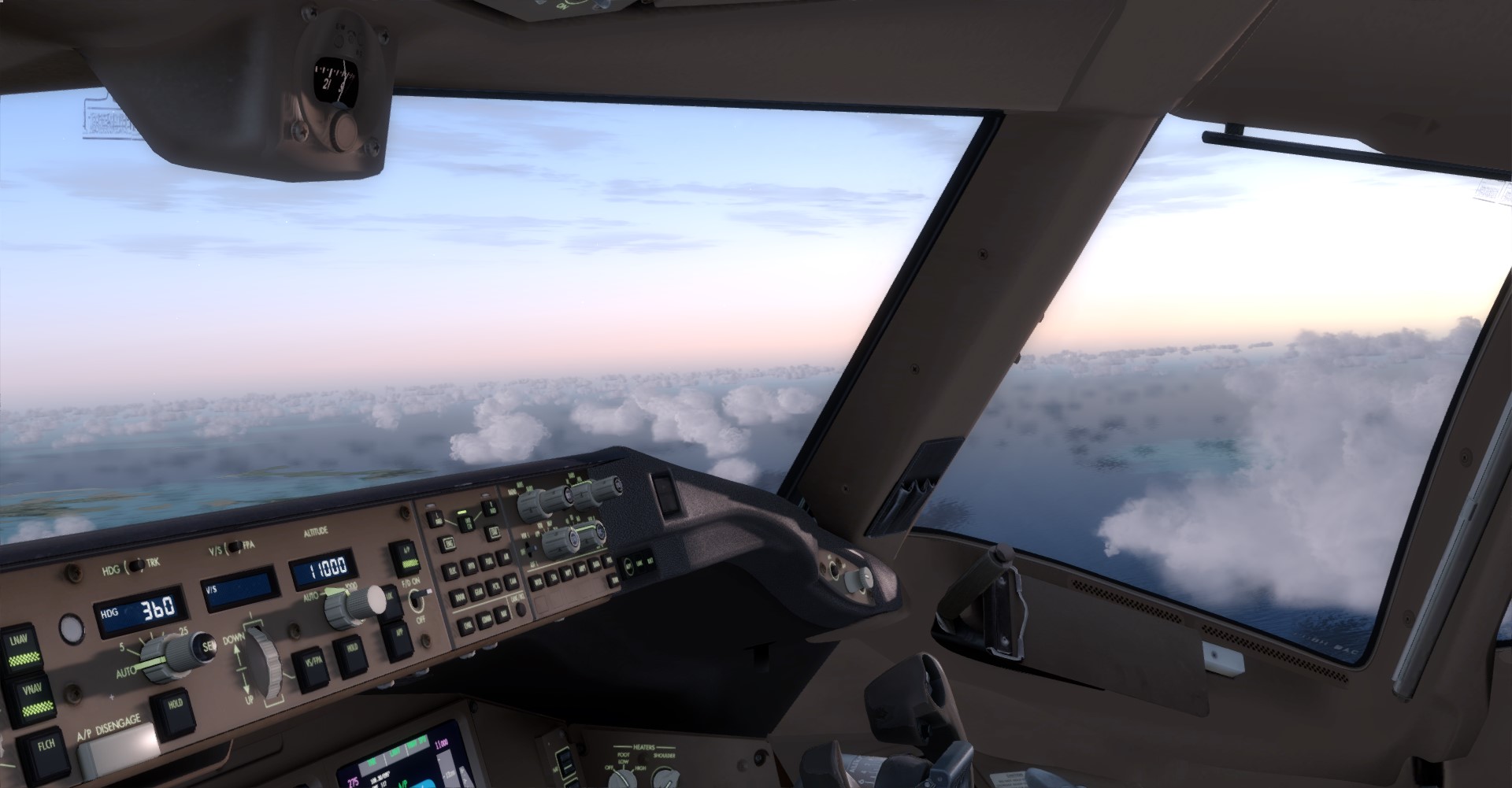 日落中的 777-2723 