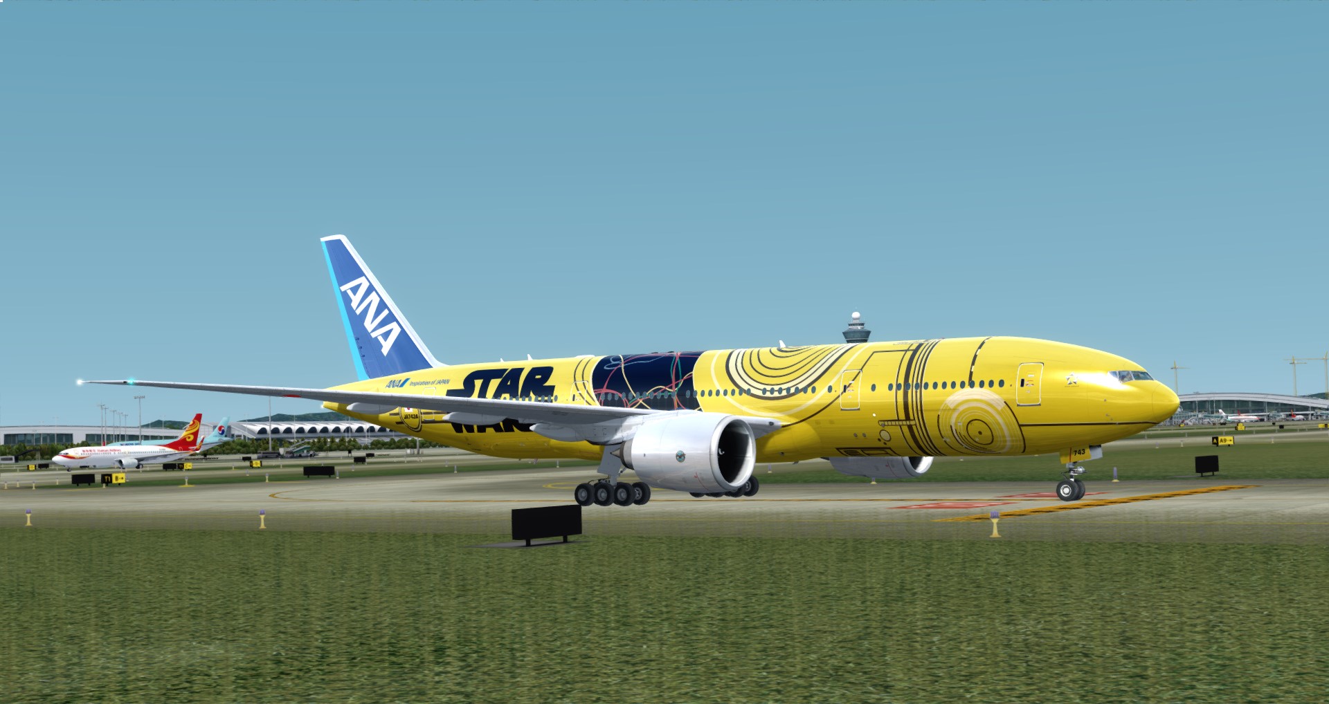 P3D V4 77L ANA Star Wars ZGGG-ZSPD-RJGG-8367 