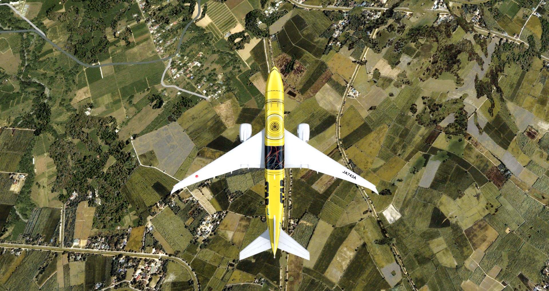 P3D V4 77L ANA Star Wars ZGGG-ZSPD-RJGG-1811 