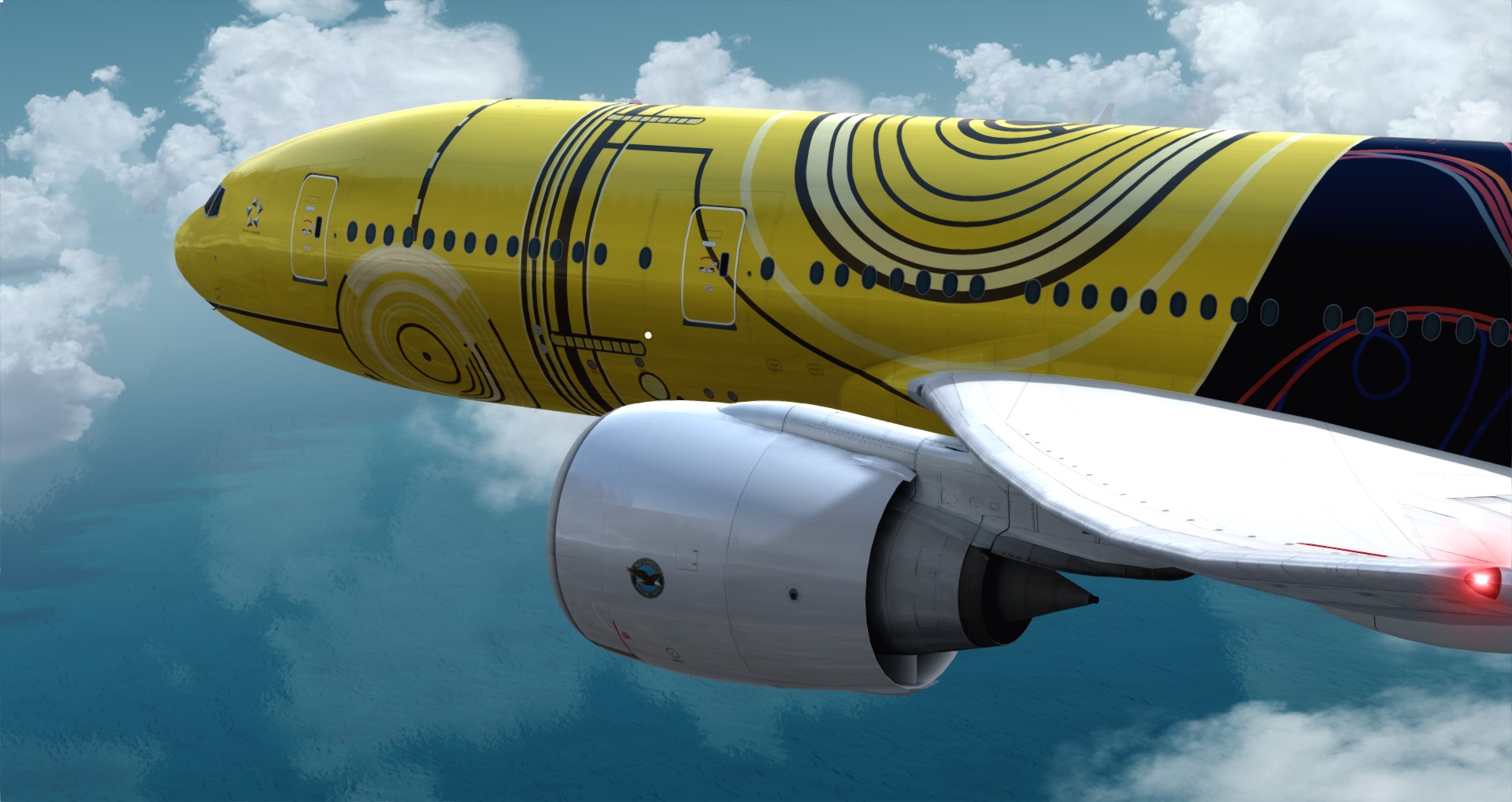 P3D V4 77L ANA Star Wars ZGGG-ZSPD-RJGG-4224 