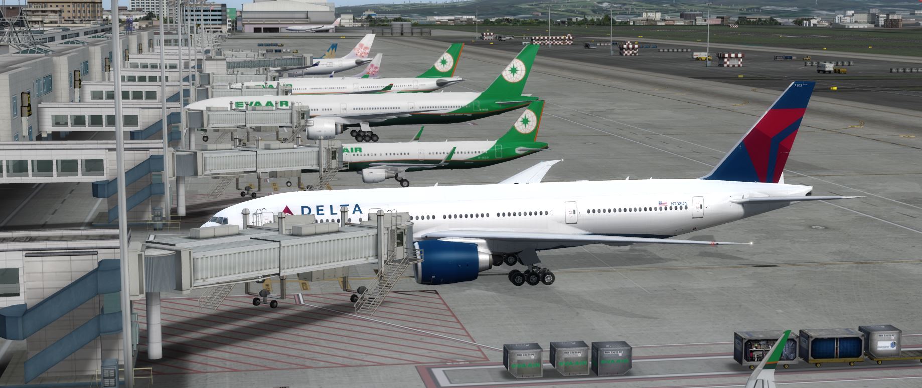 B777-200 Delta Airlines Standard Livery-6334 