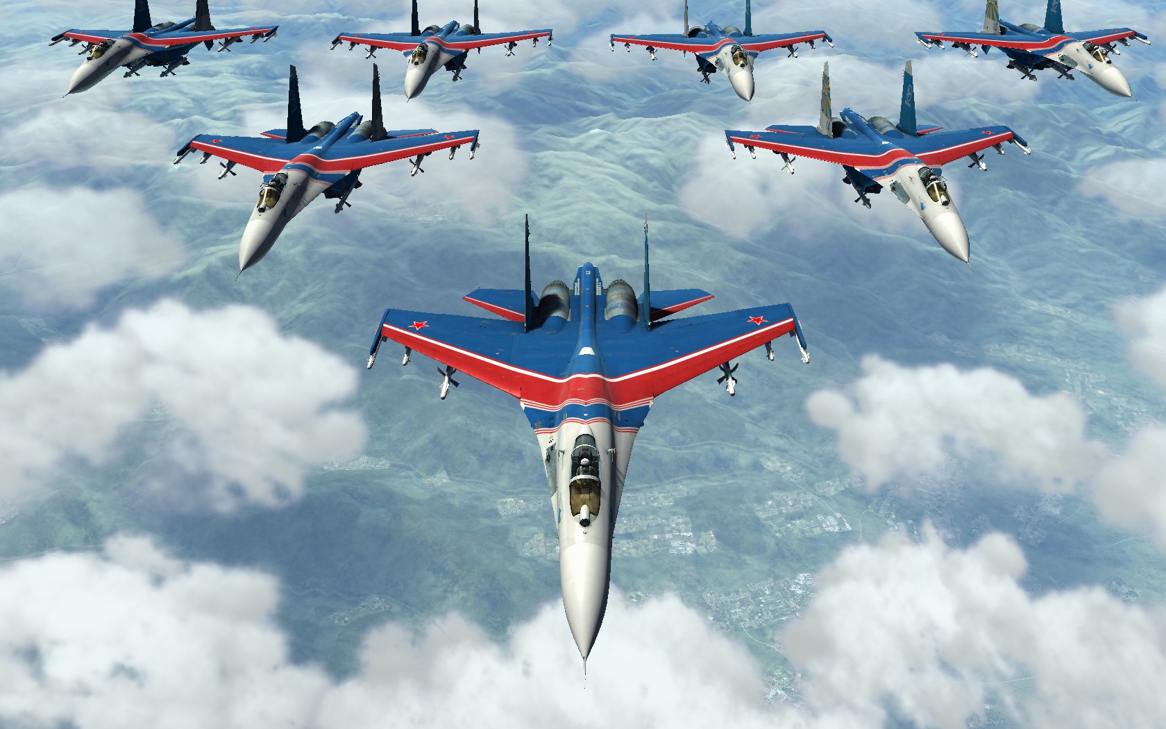苏27飞行表演队 DCS WORLD游戏-8576 