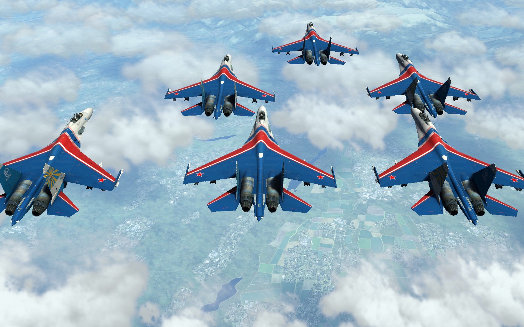 苏27飞行表演队 DCS WORLD游戏-1348 
