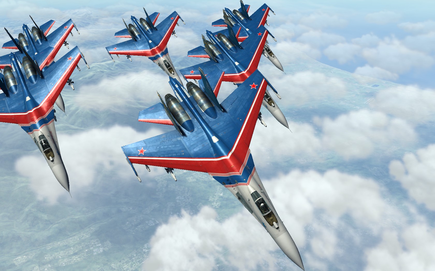 苏27飞行表演队 DCS WORLD游戏-2000 