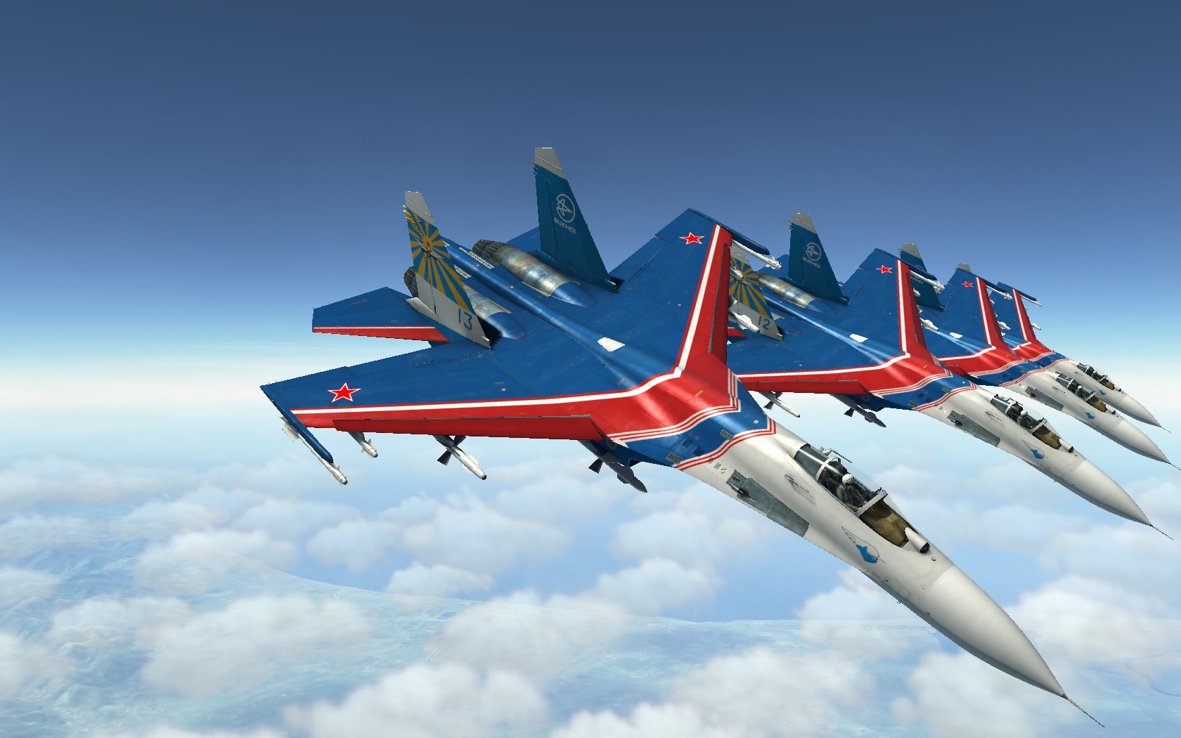 苏27飞行表演队 DCS WORLD游戏-3449 