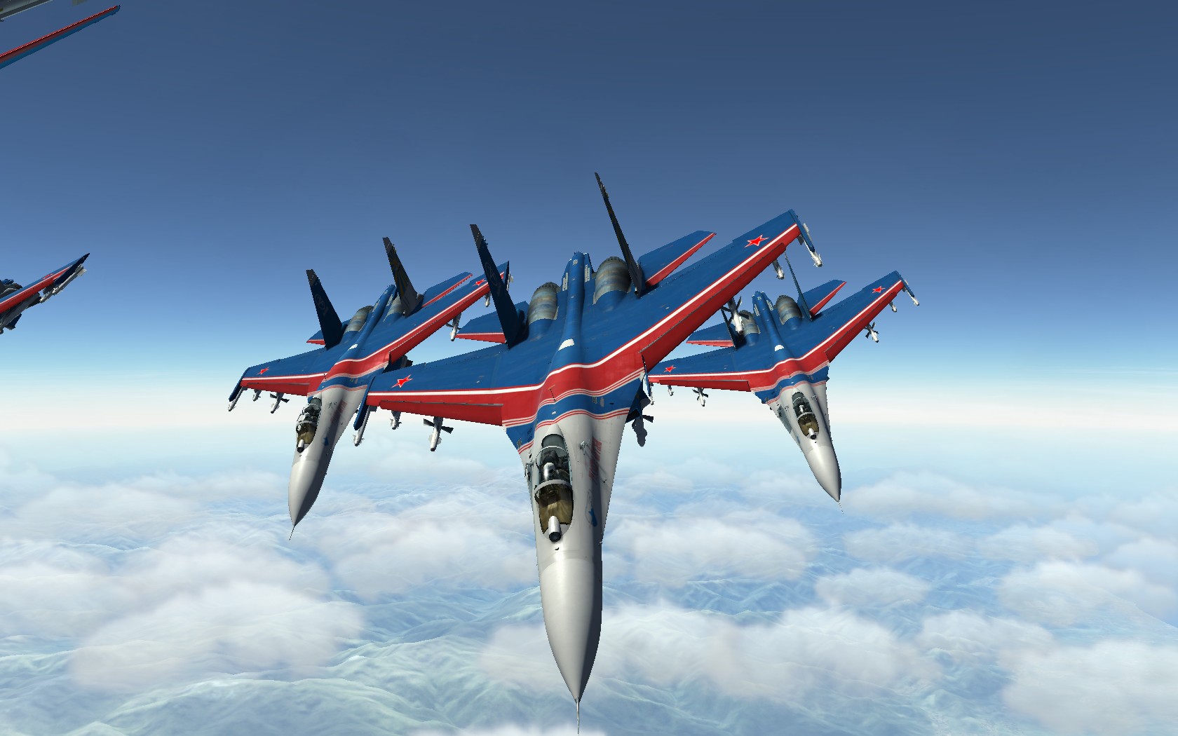 苏27飞行表演队 DCS WORLD游戏-3921 