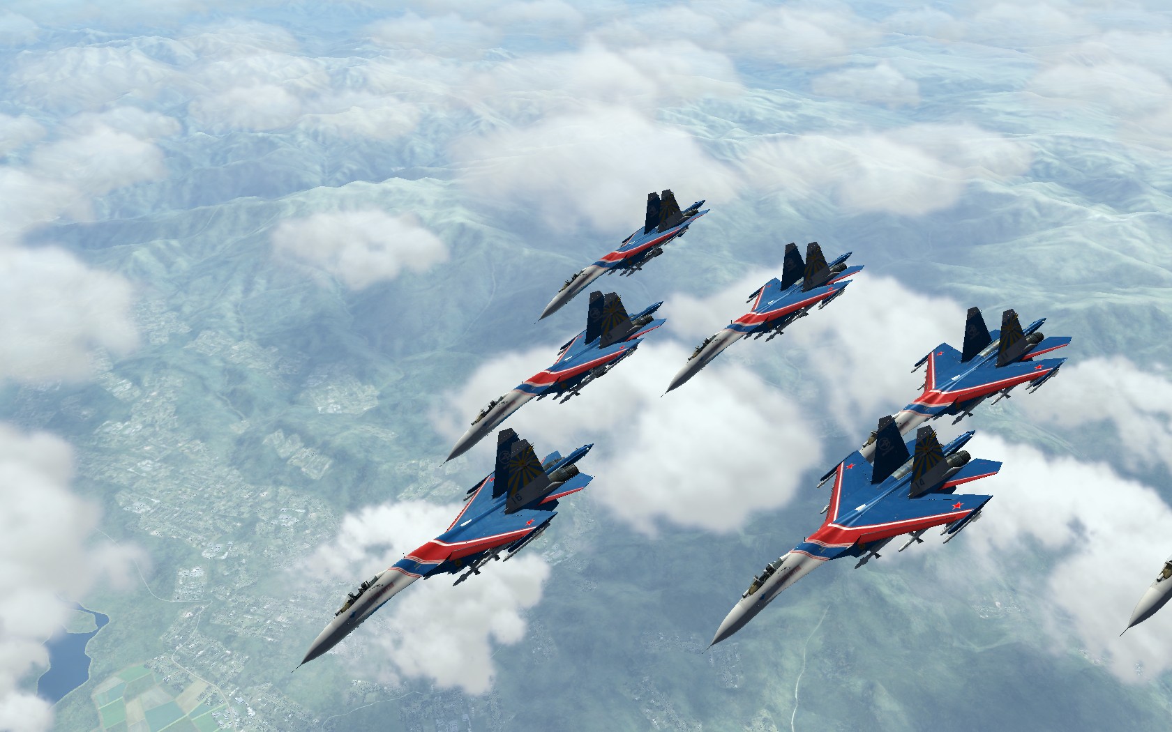 苏27飞行表演队 DCS WORLD游戏-2059 
