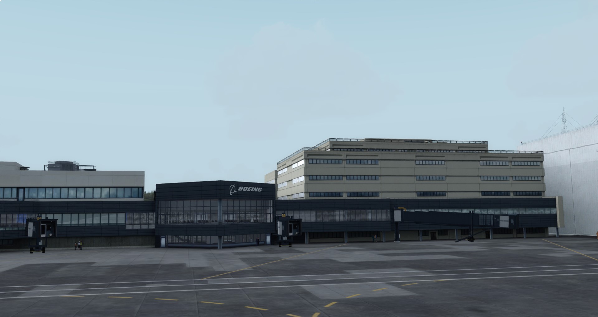 P3D V4 77L XIAMEN AIR KPAE-KBFI Boeing factory-2716 