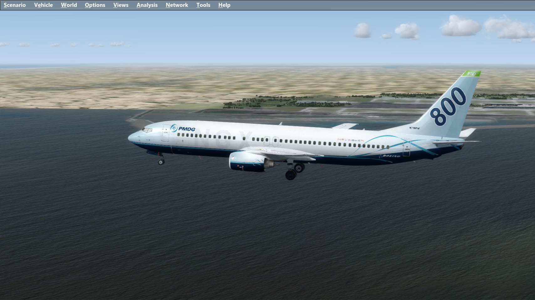 pmdg738浦东机场五边-5634 