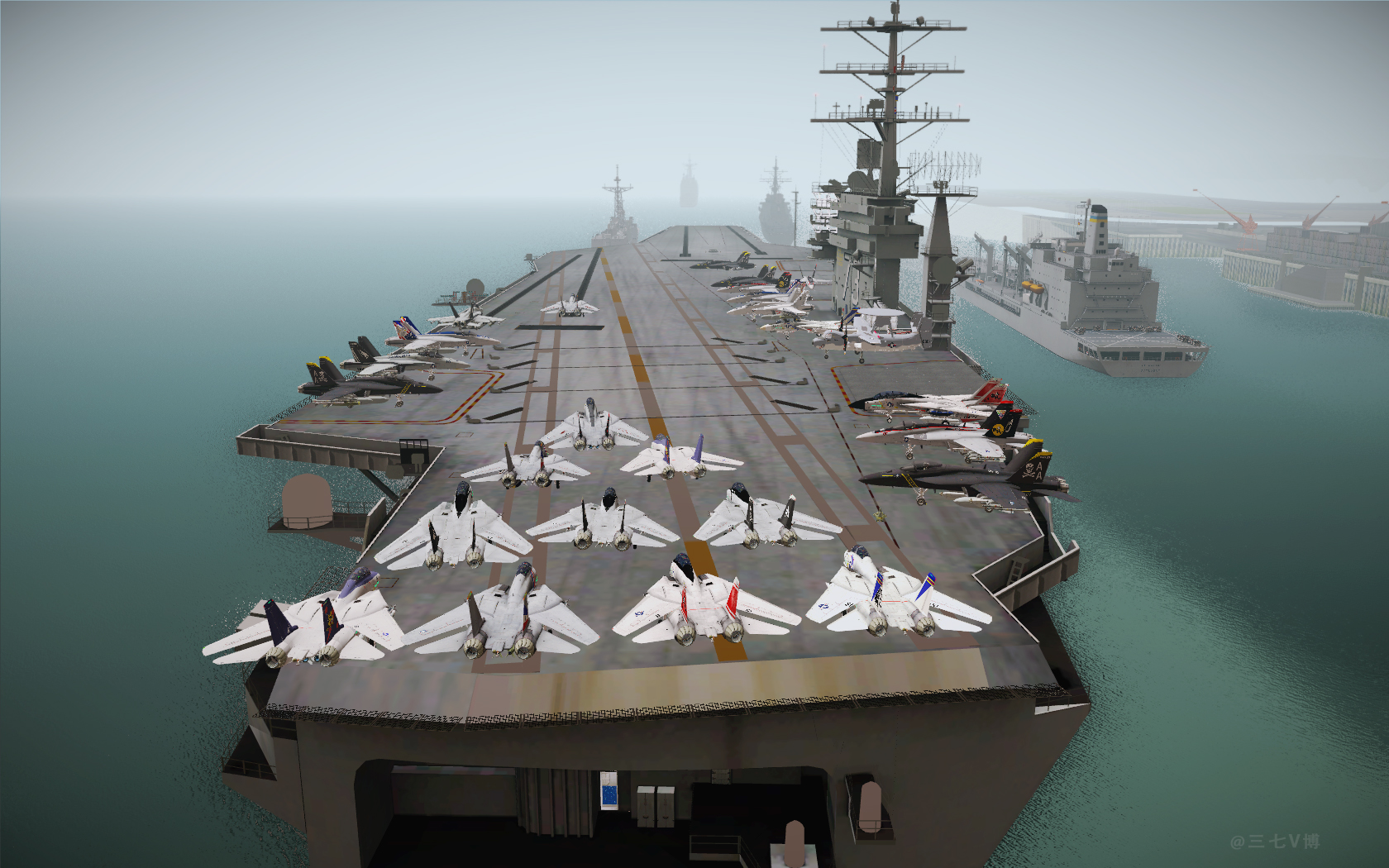 昔日舰队守护神：F-14战斗机Tomcat雄猫，47岁生日【GTA】-9055 