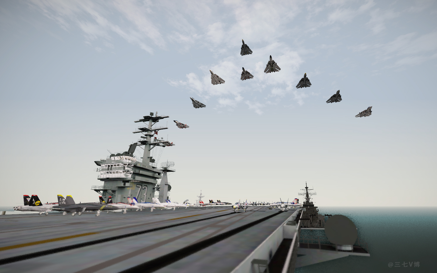 昔日舰队守护神：F-14战斗机Tomcat雄猫，47岁生日【GTA】-3413 