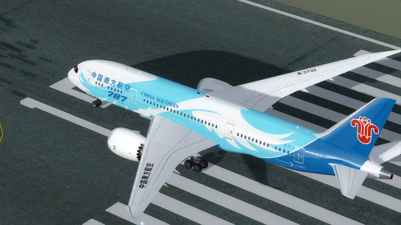 请问p3d版本的787进展-364 