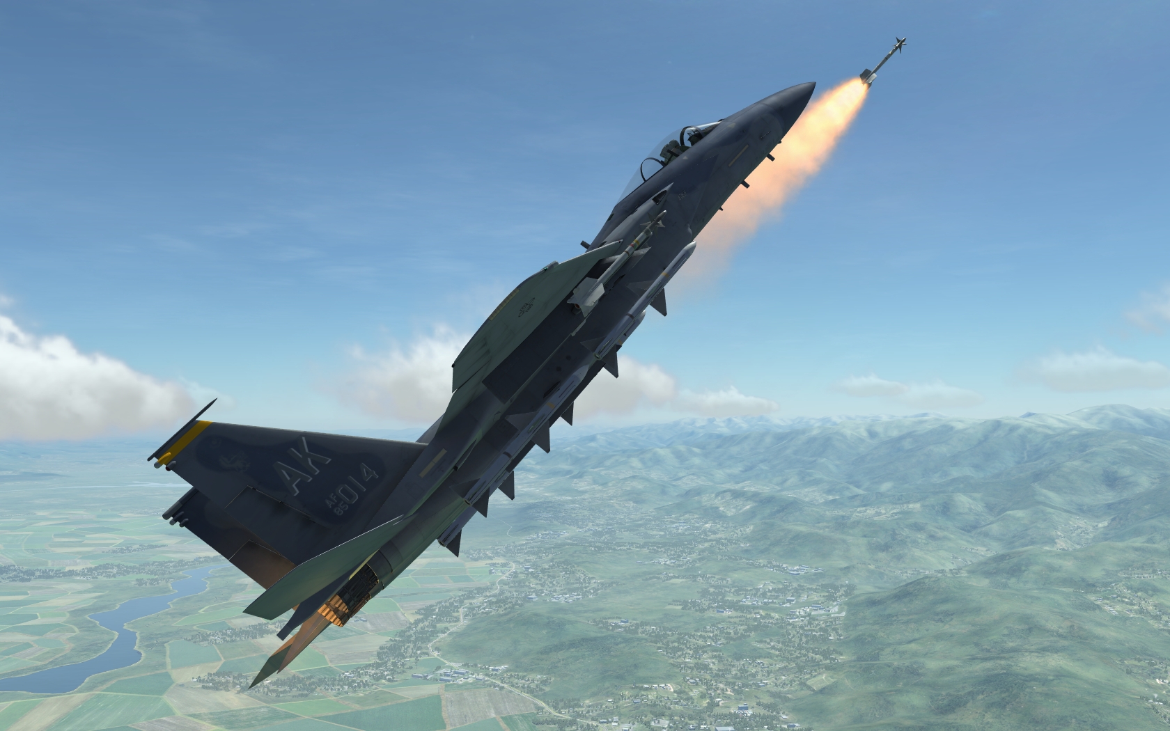 DCS WORLD游戏截图 苏27对战F15-2727 