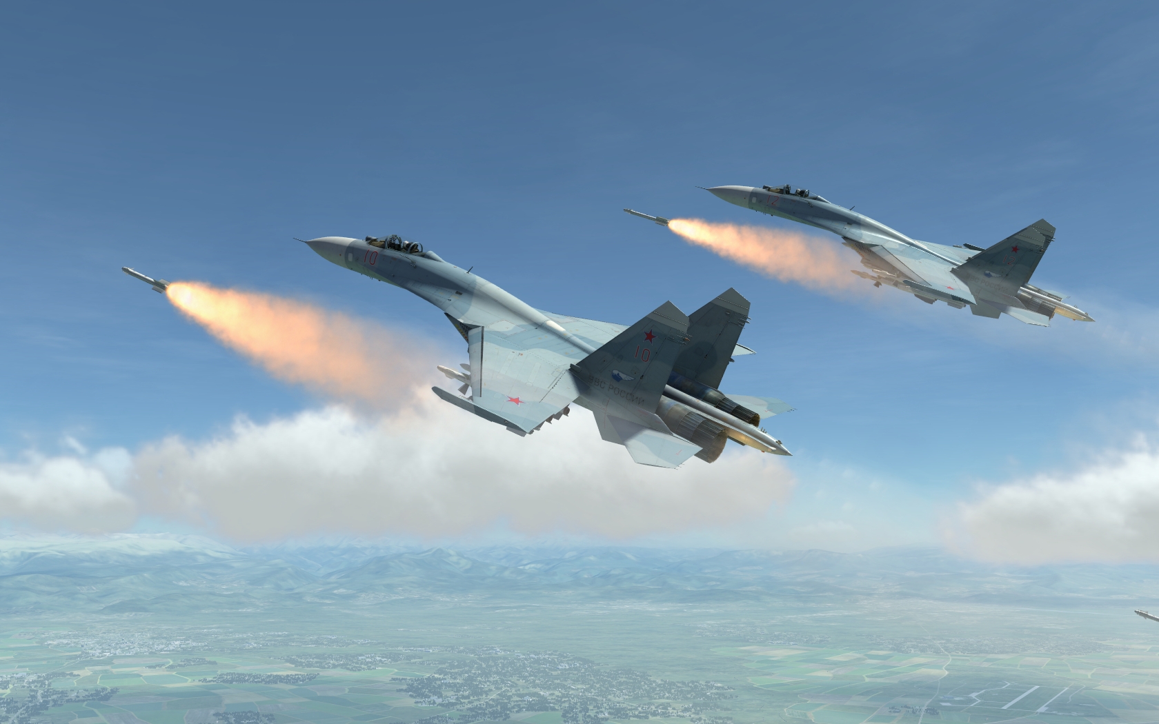 DCS WORLD游戏截图 苏27对战F15-9286 