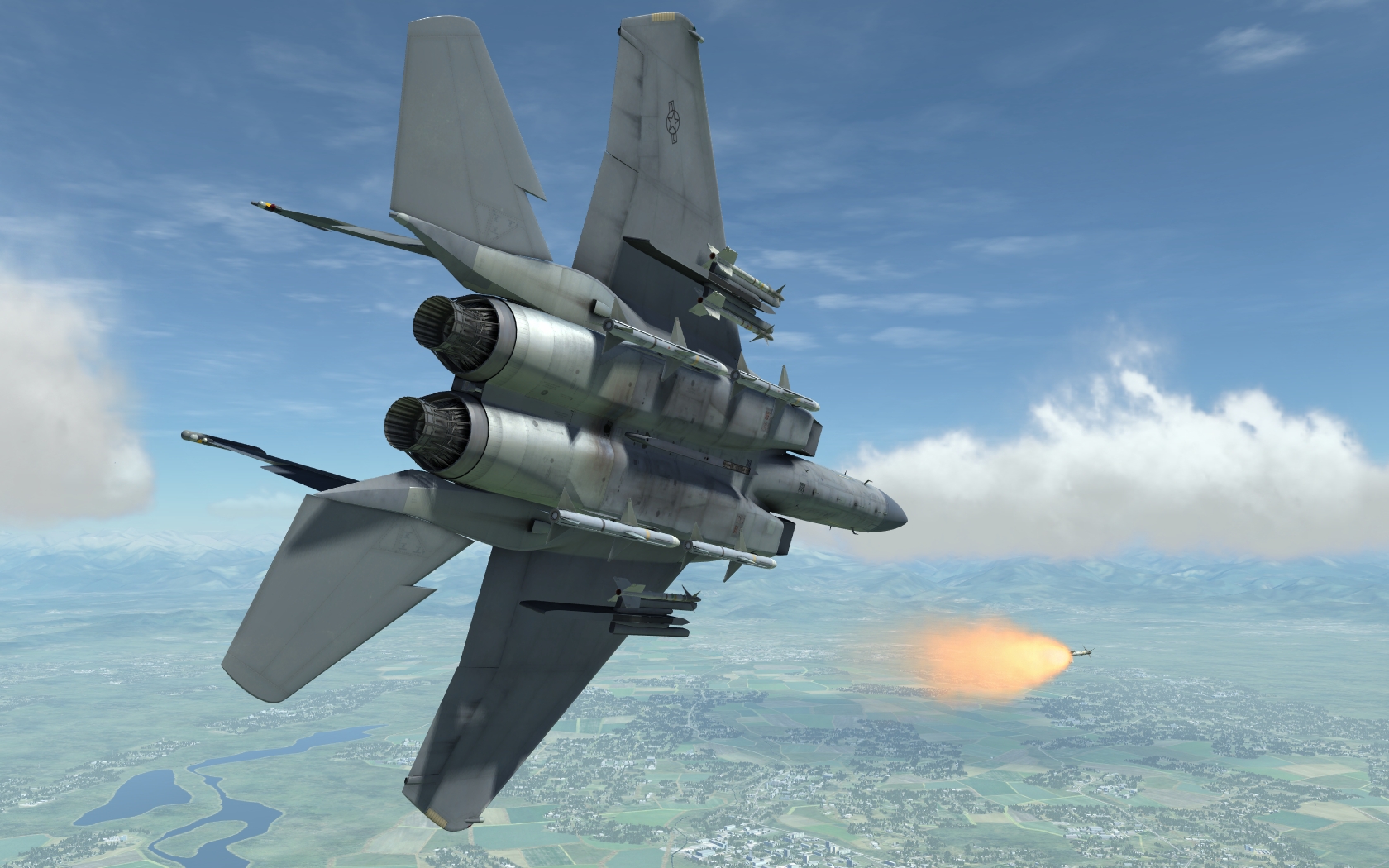 DCS WORLD游戏截图 苏27对战F15-5079 