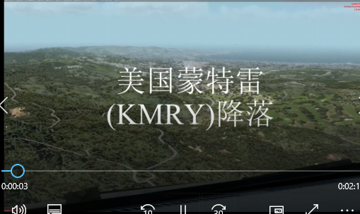 美国蒙特雷（KMRY）降落-2222 