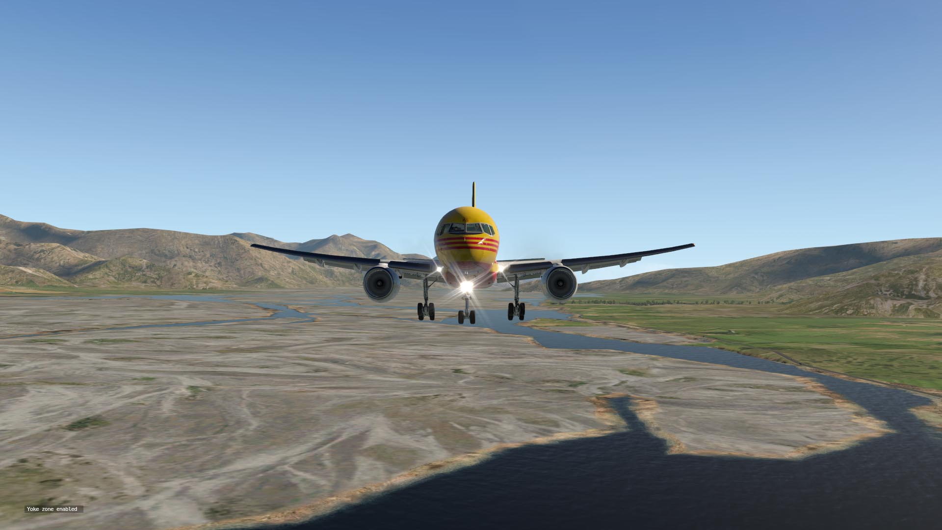 FF757DHL快递，高原飞行ZUUU-ZULS（成都-拉萨）-4923 